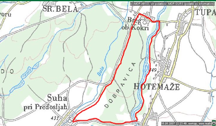 Zemljevid poti