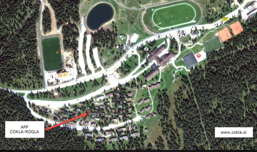 Lokacija - Apartma Rogla